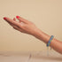 Beautiful Day | Cobalt x Cactus | Double Firefly Glass Bracelet